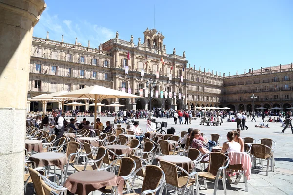 Plaza Mayor of Salamanca — Stock Photo, Image