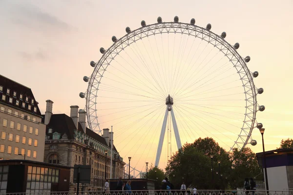 Iluminación del London Eye — Foto de Stock