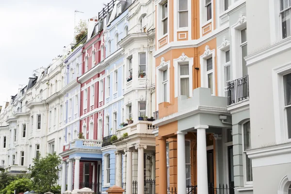 Notting Hill case colorate — Foto Stock