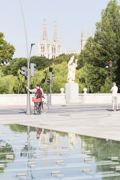 Vista da cidade de burgos — Fotografia de Stock