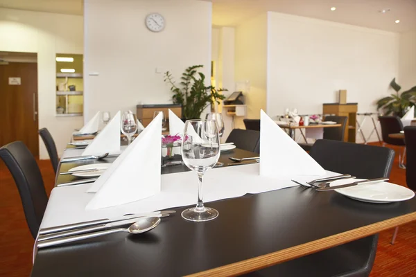 Restauraant table setup — Stock Photo, Image