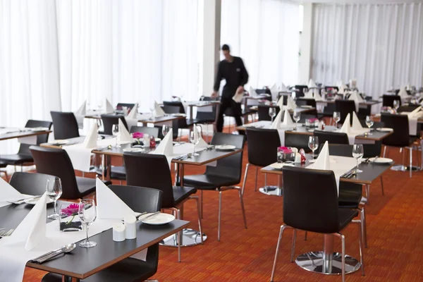 Restaurant table setup — Stock Photo, Image