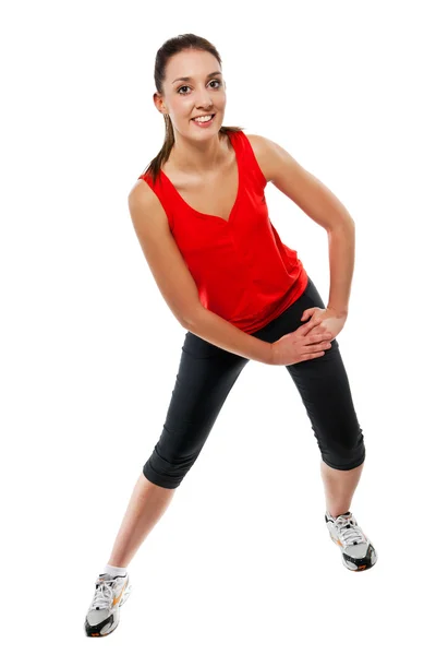 Young fit woman exercising — Stock Photo, Image