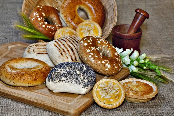 Assortment of bakery products — Stock Photo, Image