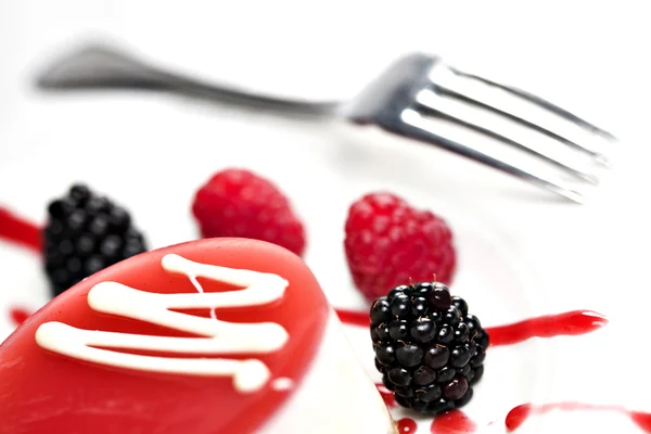 Delicious dessert with berries — Stock Photo, Image