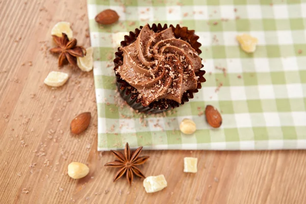 Chocolate cupcake — Stock Photo, Image