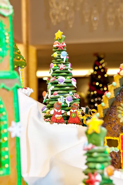 Navidad decoración de pan de jengibre —  Fotos de Stock