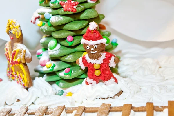 Noel gingerbread dekorasyon — Stok fotoğraf