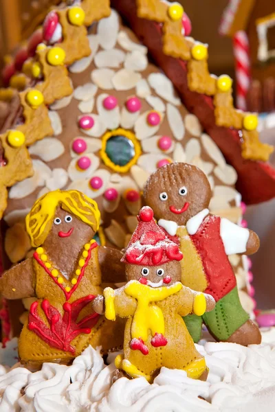 Decoración de Navidad de pan de jengibre — Foto de Stock