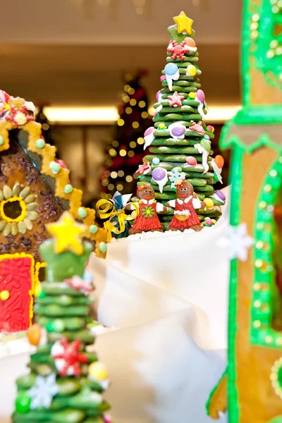 Noel gingerbread dekorasyon — Stok fotoğraf
