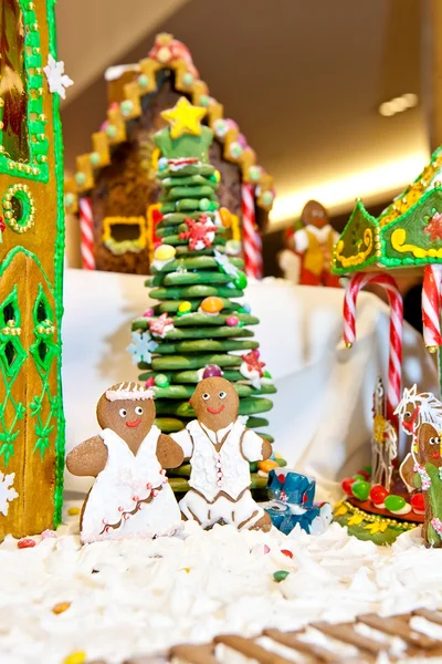 Christmas gingerbread decoration — Stock Photo, Image