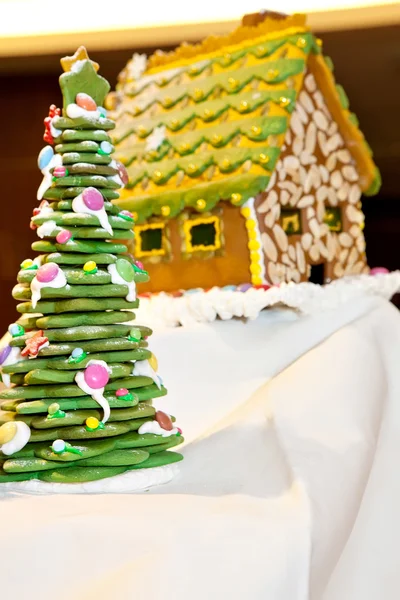 Decoración de Navidad de pan de jengibre — Foto de Stock