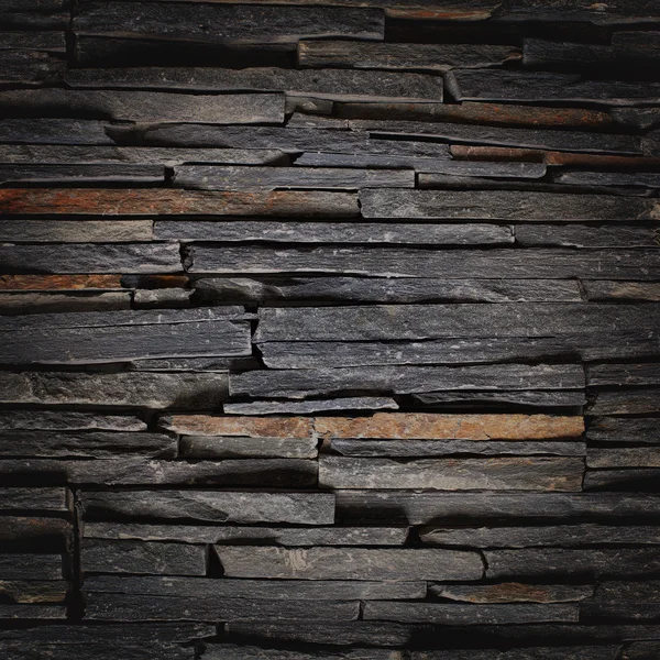 Leisteen stenen muur — Stockfoto