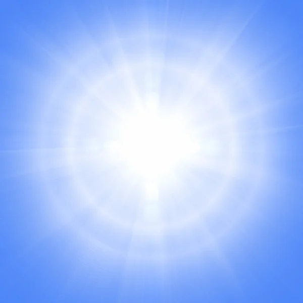 Blue sunny background — Stock Photo, Image