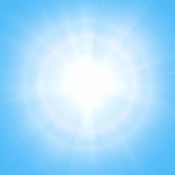 Blue sunny background — Stock Photo, Image