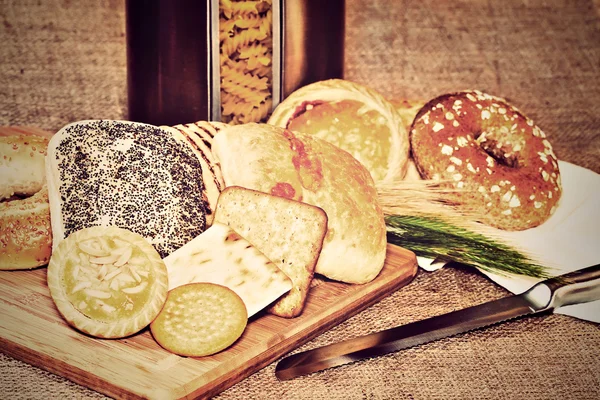 Surtido de productos de panadería — Foto de Stock