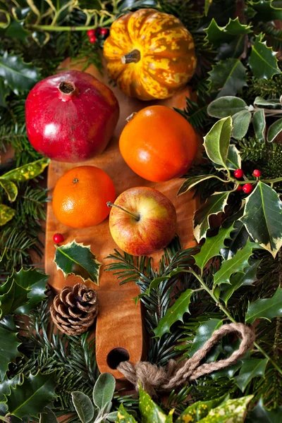 Christmas fruits — Stock Photo, Image