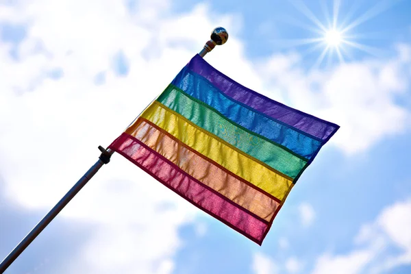 Gay stolthet flagga — Stockfoto