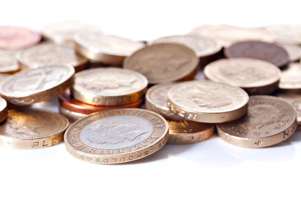 British coin currency — Stock Photo, Image