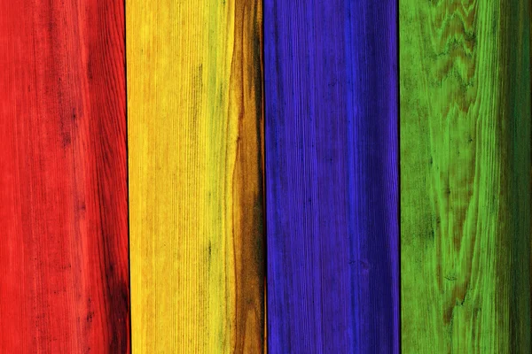 Textura de prancha de madeira colorida — Fotografia de Stock