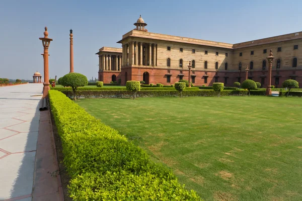 Parlamento indio en Nueva Delhi — Foto de Stock