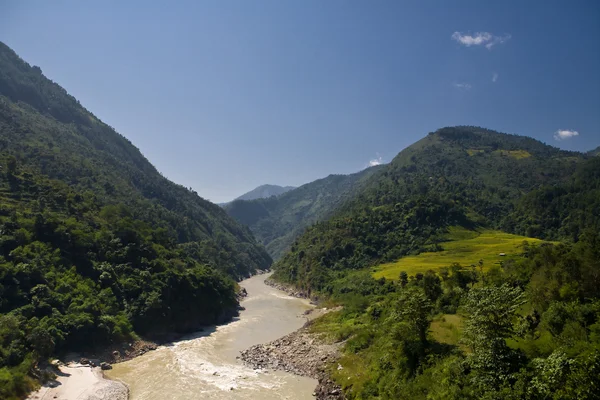 在尼泊尔徒步旅行 — 图库照片