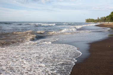 bali lovina Beach'deki gündoğumu görünümü