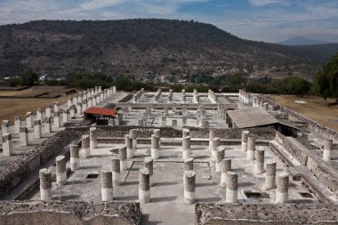 tula - eski Toltekler imparatorluğun başkenti harabeye