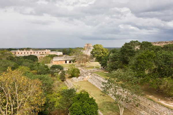 Uxmal - Meksika maya uygarlığının kalıntıları — Stok fotoğraf