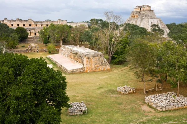 Uxmal - ruiny cywilizacji Majów w Meksyku — Zdjęcie stockowe