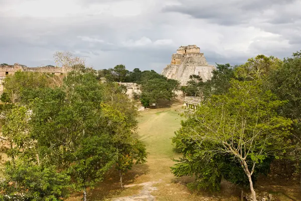 Uxmal - ruiny cywilizacji Majów w Meksyku — Zdjęcie stockowe
