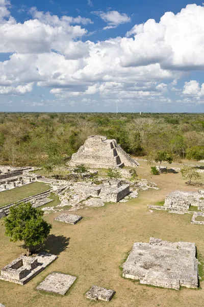 Mayapan - antica città maya nello Yucatan — Foto Stock