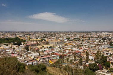 Şehir Manzaralı Cholula (Meksika dan)