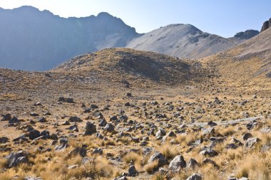 Volkan nevada de toluca içinde Meksika krater gölleri ile