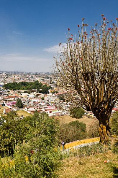 City view from Cholula (Mexico) — Stock Photo, Image