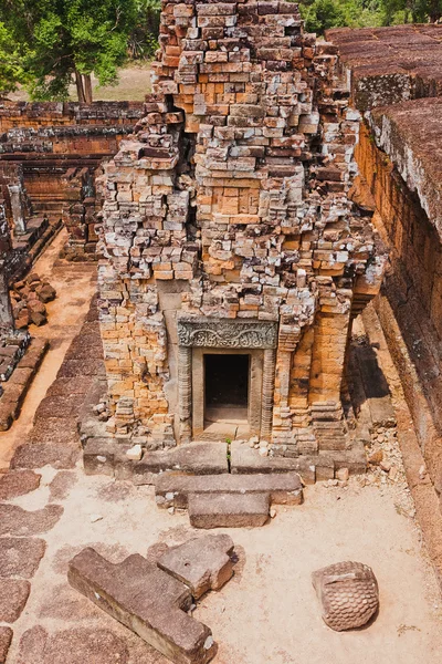 Starożytnych cywilizacji Khmerów, świątyń angkor Wat złożonych, Kambodża — Zdjęcie stockowe