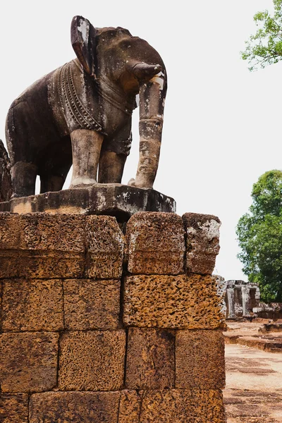 古代高棉文明，吴哥窟复杂，柬埔寨的寺庙 — 图库照片