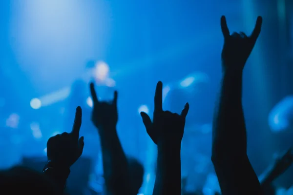 Hands of crowd — Stock Photo, Image