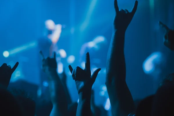 Hands of crowd — Stock Photo, Image