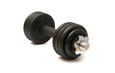 Beyaz arka plan üzerinde izole ağırlıkları,