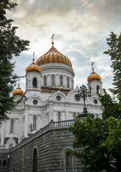 Ο καθεδρικός ναός του Χριστού του Σωτήρα στη Μόσχα — Φωτογραφία Αρχείου
