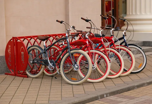 Noleggio di biciclette — Foto Stock