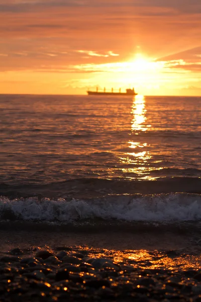 Zee golven in soft focus Sea... — Stockfoto