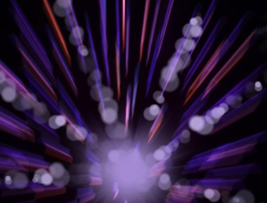 soyut resim, bokeh ile bulanık yeşil havai fişek