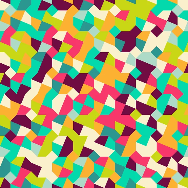 Colorful abstract geometric seamless pattern. — Stock Vector