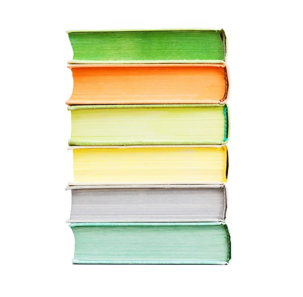 A few books isolated on white background — Stock Photo, Image