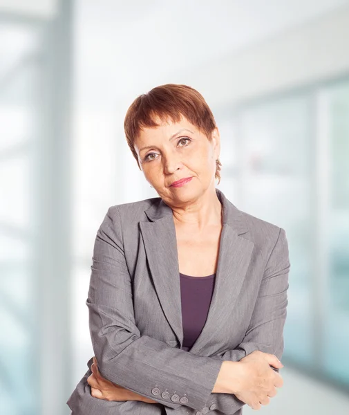 Attractive woman 50 years old — Stock Photo, Image