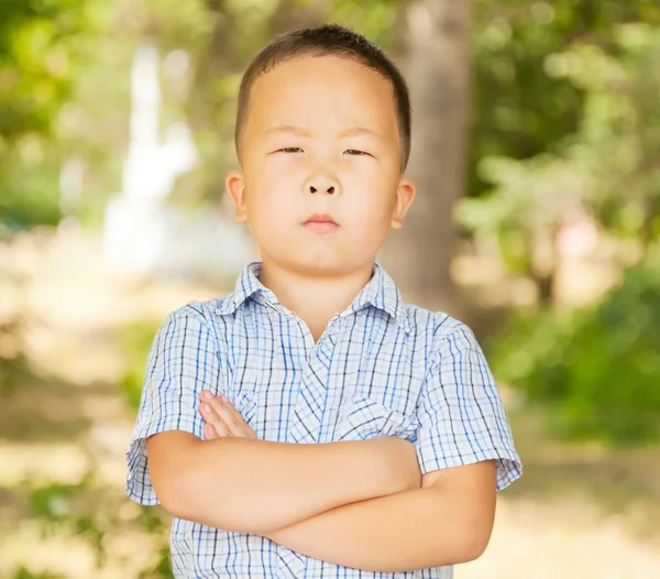 Asyalı çocuk 6 yaşından — Stok fotoğraf