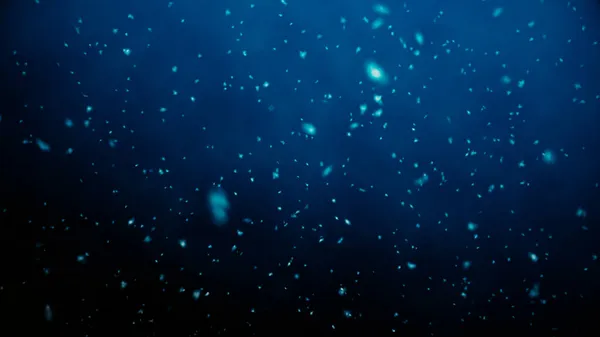 Абстрактний Зимовий Фон Шар Сніжинки Накладають Текстуру Синій Колір — стокове фото
