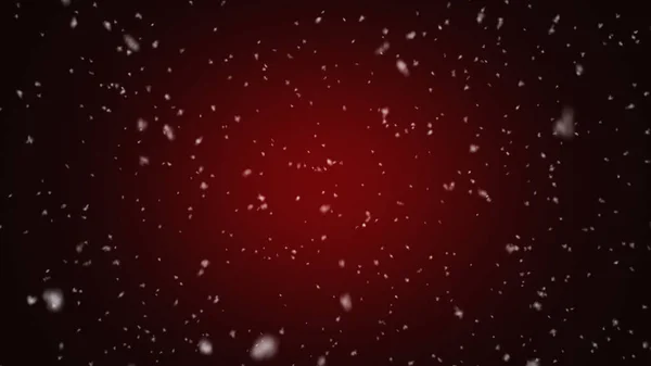 Astratto Sfondo Invernale Strato Fiocchi Neve Sovrapporre Texture Rosso Festivo — Foto Stock